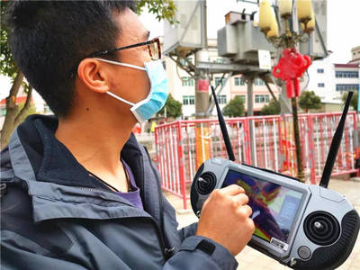 科技賦能疫情防控 潮南啟用無人機開展立體巡查與宣傳